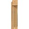 Ekena Millwork Traditional Block Rough Sawn Outlooker, Western Red Cedar, 8"W x 28"D x 34"H OUT08X28X34TRA05RWR - alternate 2